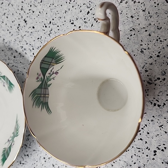 Vintage Royal Adderley "Cape Breton Tartan" Teacup and Saucer, Scottish Tartan - Picture 5 of 5